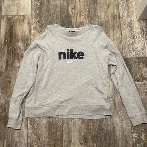Nike grey crewneck.